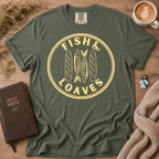Fish & Loaves T-Shirt | Christian Faith Graphic Tee