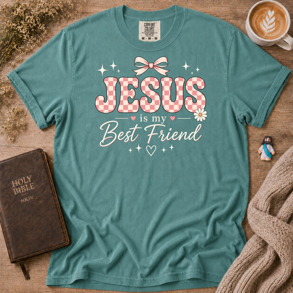 Jesus is My Best Friend T-Shirt | Christian Faith Graphic Tee