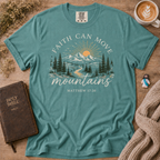 Faith Can Move Mountains T-Shirt | Christian Faith Graphic Tee