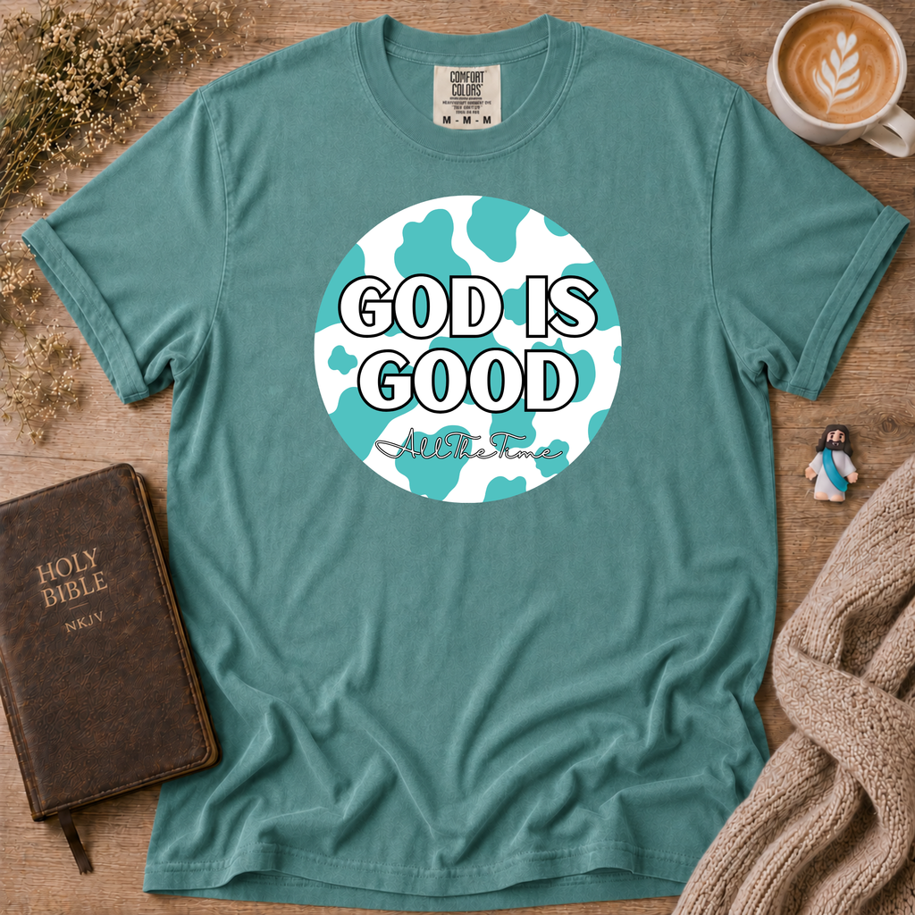 God Is Good Moo-Moo T-Shirt | Christian Faith Graphic Tee