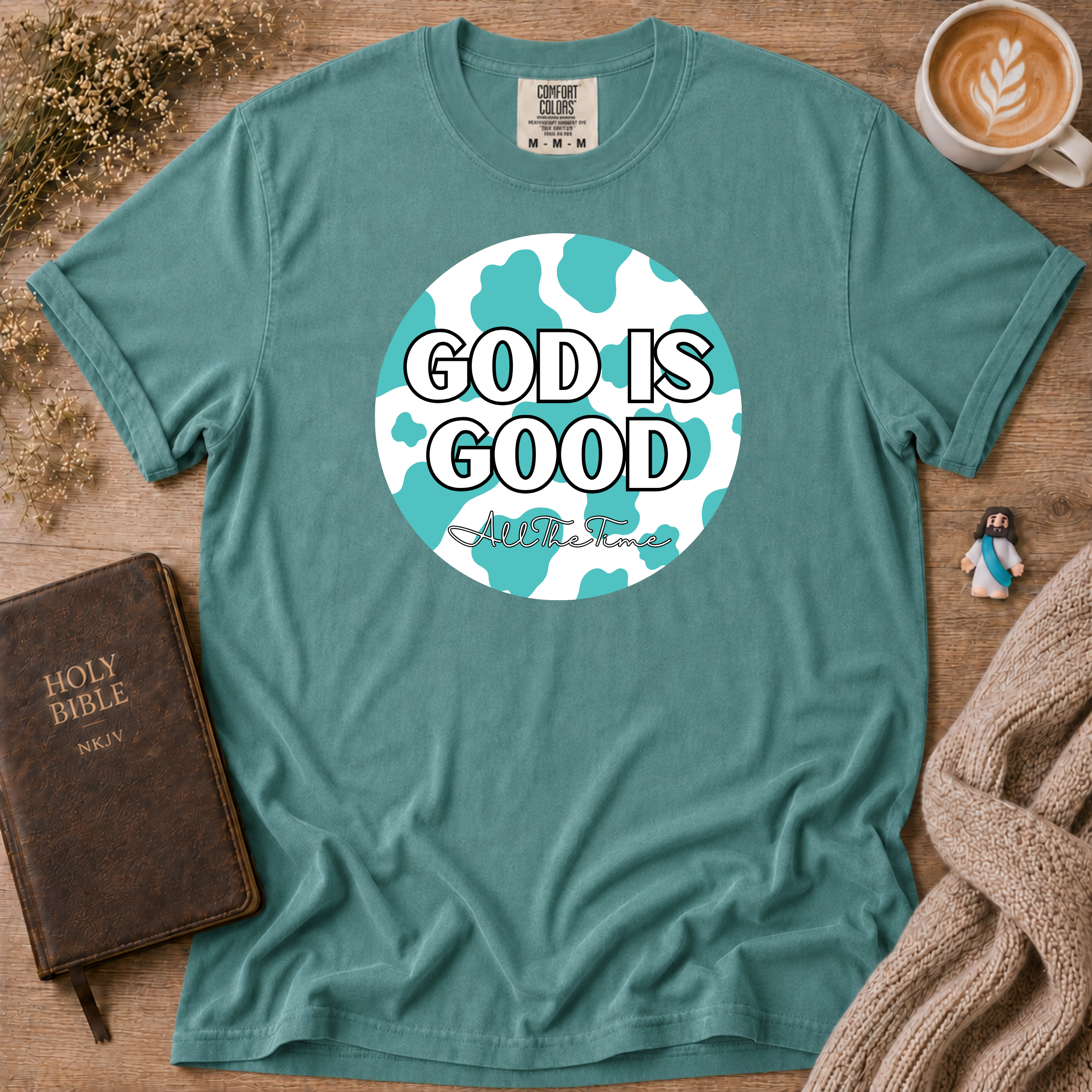 God Is Good Moo-Moo T-Shirt | Christian Faith Graphic Tee