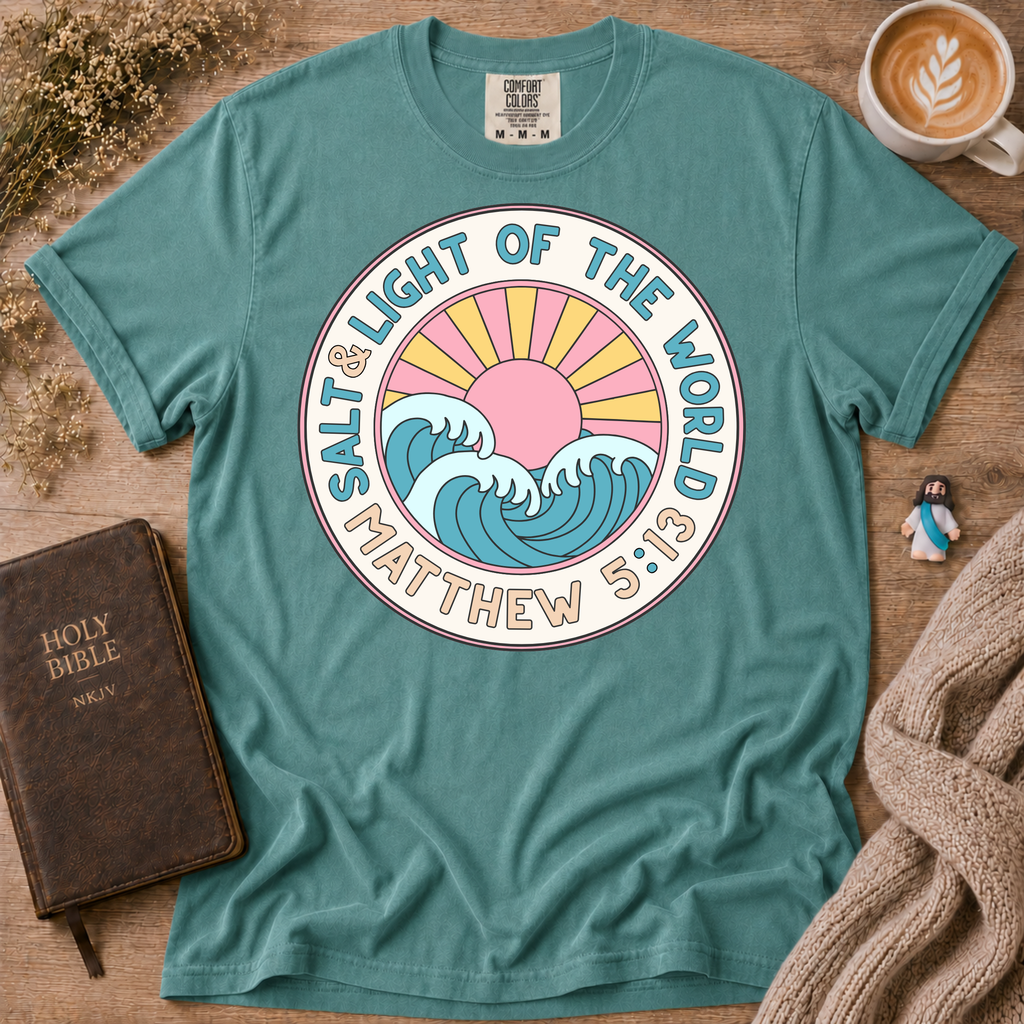Salt & Light T-Shirt | Christian Faith Graphic Tee