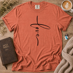 Love Cross T-Shirt | Christian Faith Graphic Tee