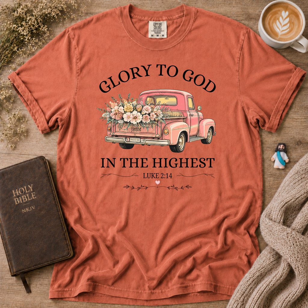 Glory To God T-Shirt | Christian Faith Graphic Tee
