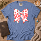 Red Polka Dot Bow T-Shirt | Christian Faith Graphic Tee