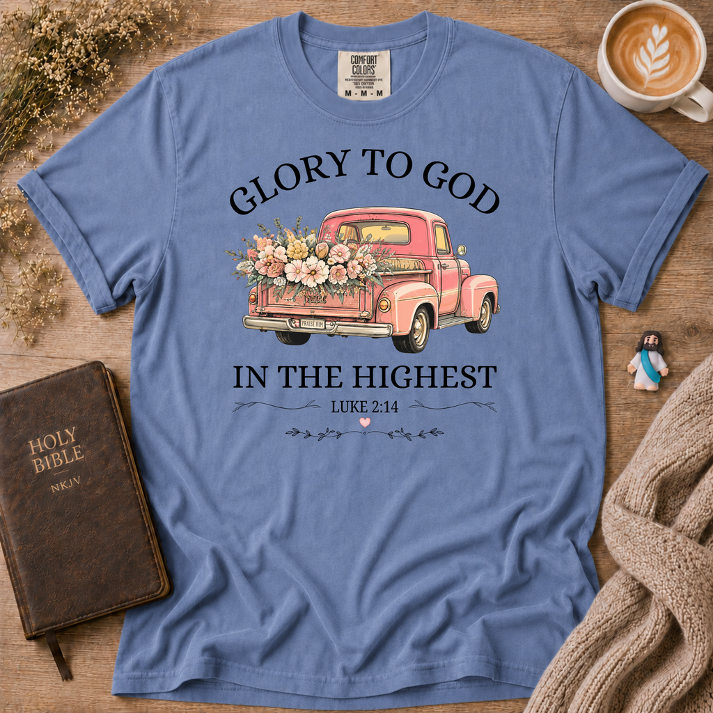 Glory To God T-Shirt | Christian Faith Graphic Tee