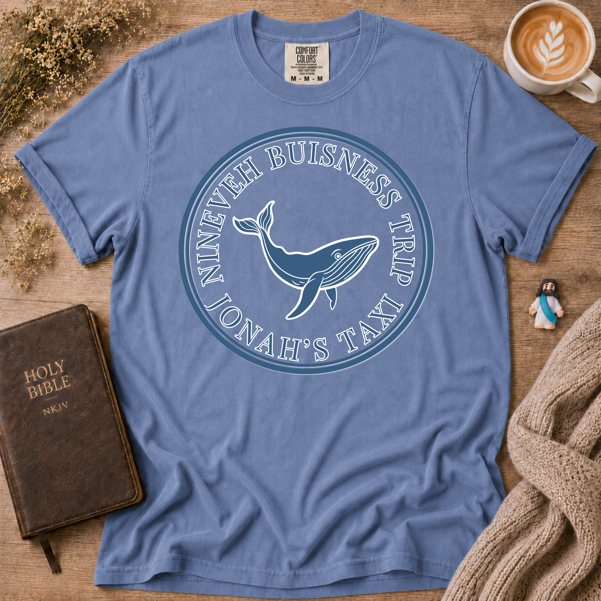 Jonah's Taxi T-Shirt | Christian Faith Graphic Tee