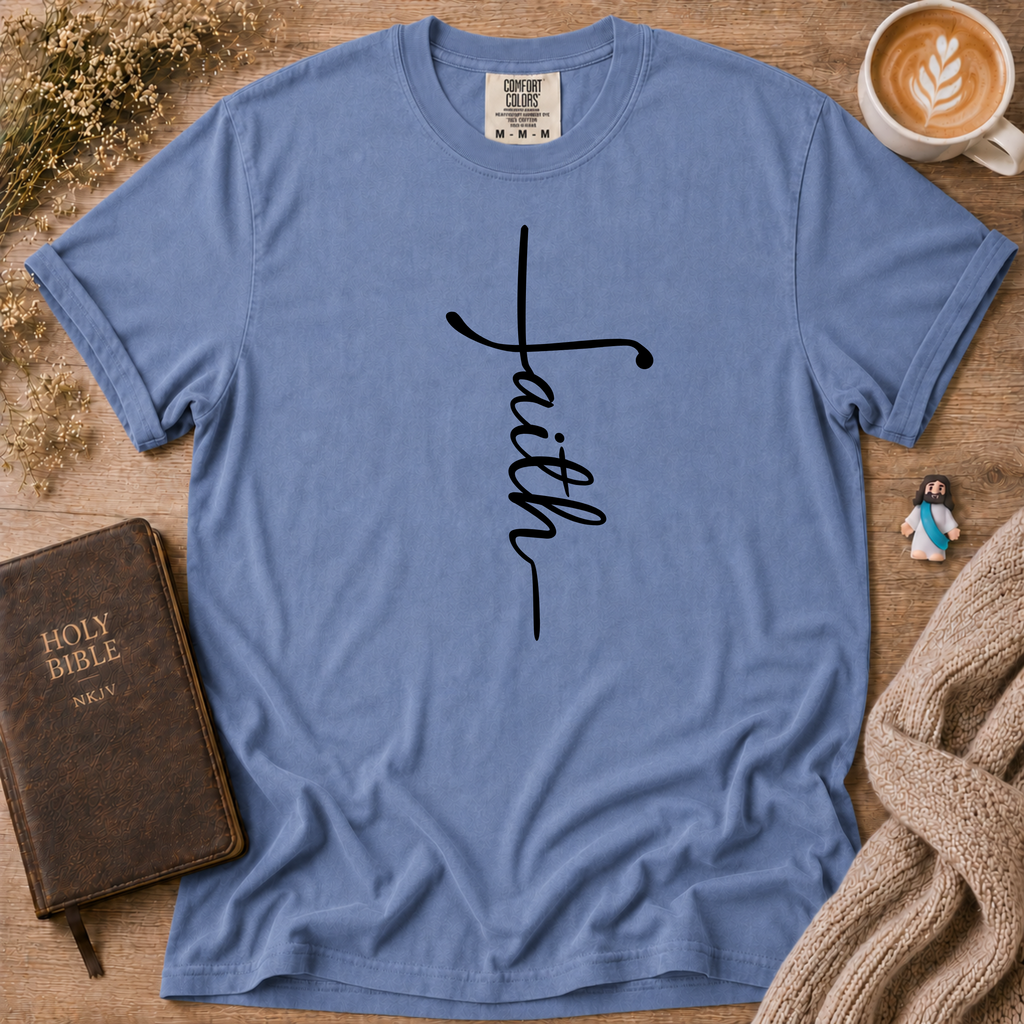 Faith Cross T-Shirt | Christian Faith Graphic Tee