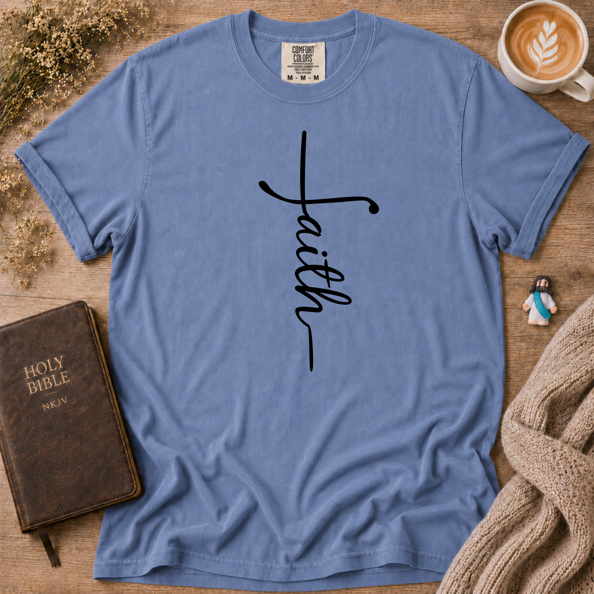Faith Cross T-Shirt | Christian Faith Graphic Tee