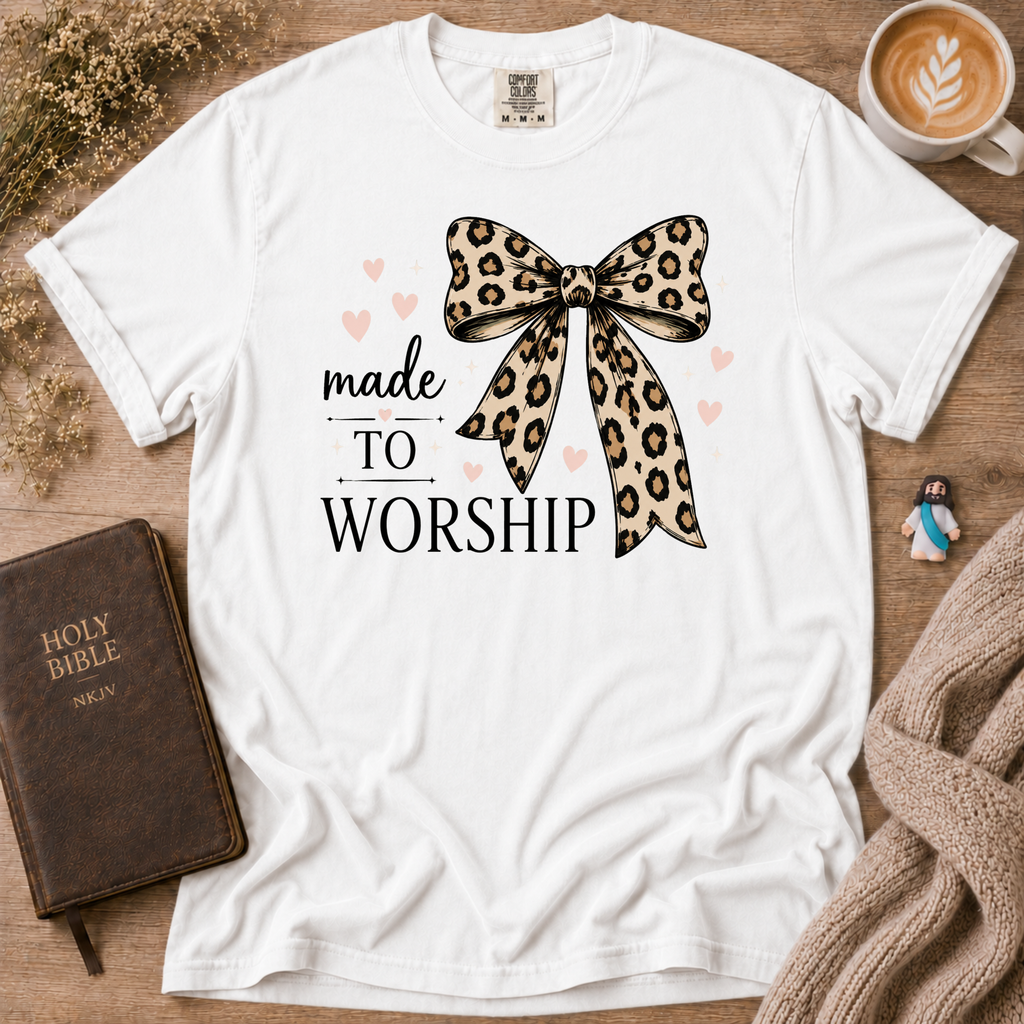 Made to Worship T-Shirt | Christian Faith Graphic Tee