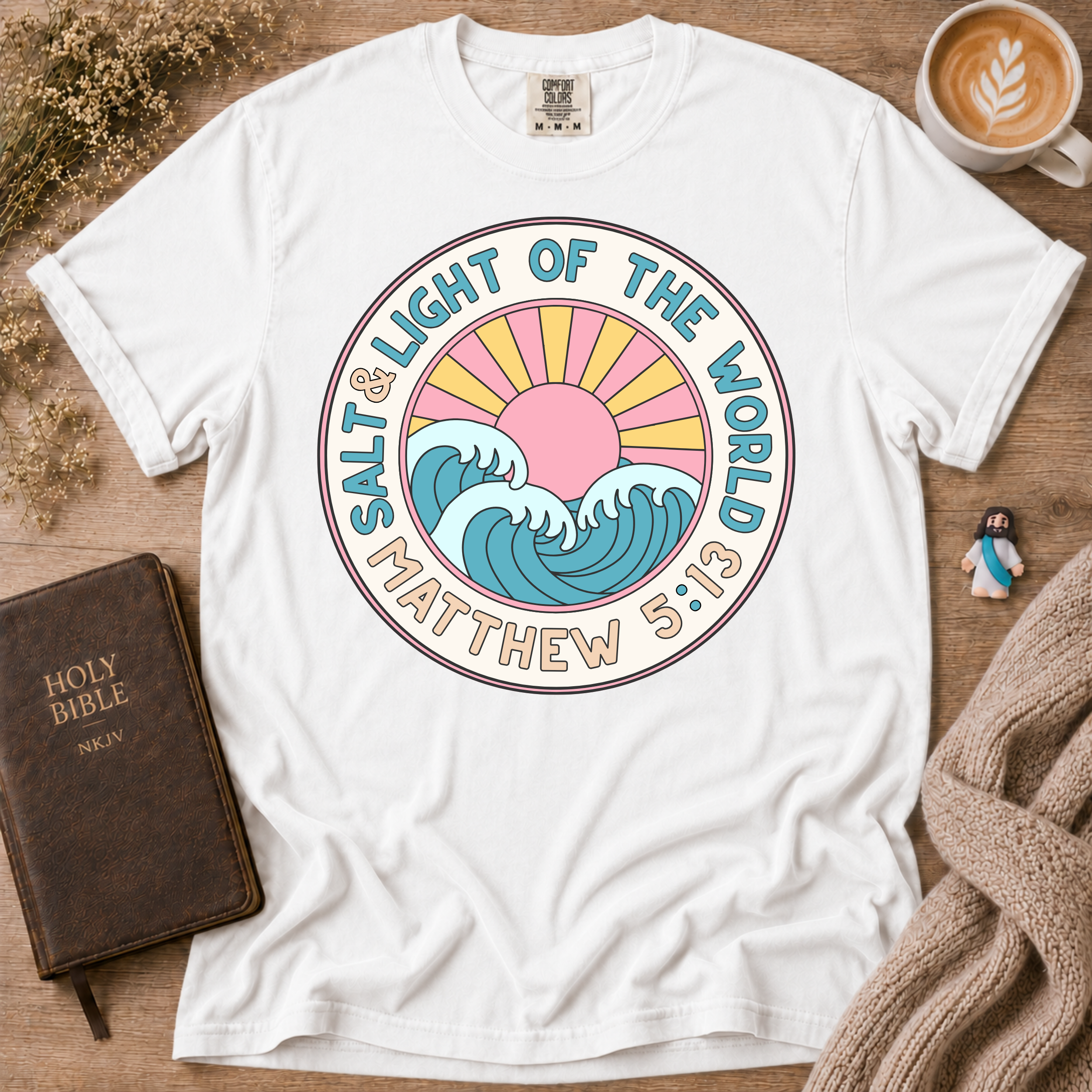 Salt & Light T-Shirt | Christian Faith Graphic Tee