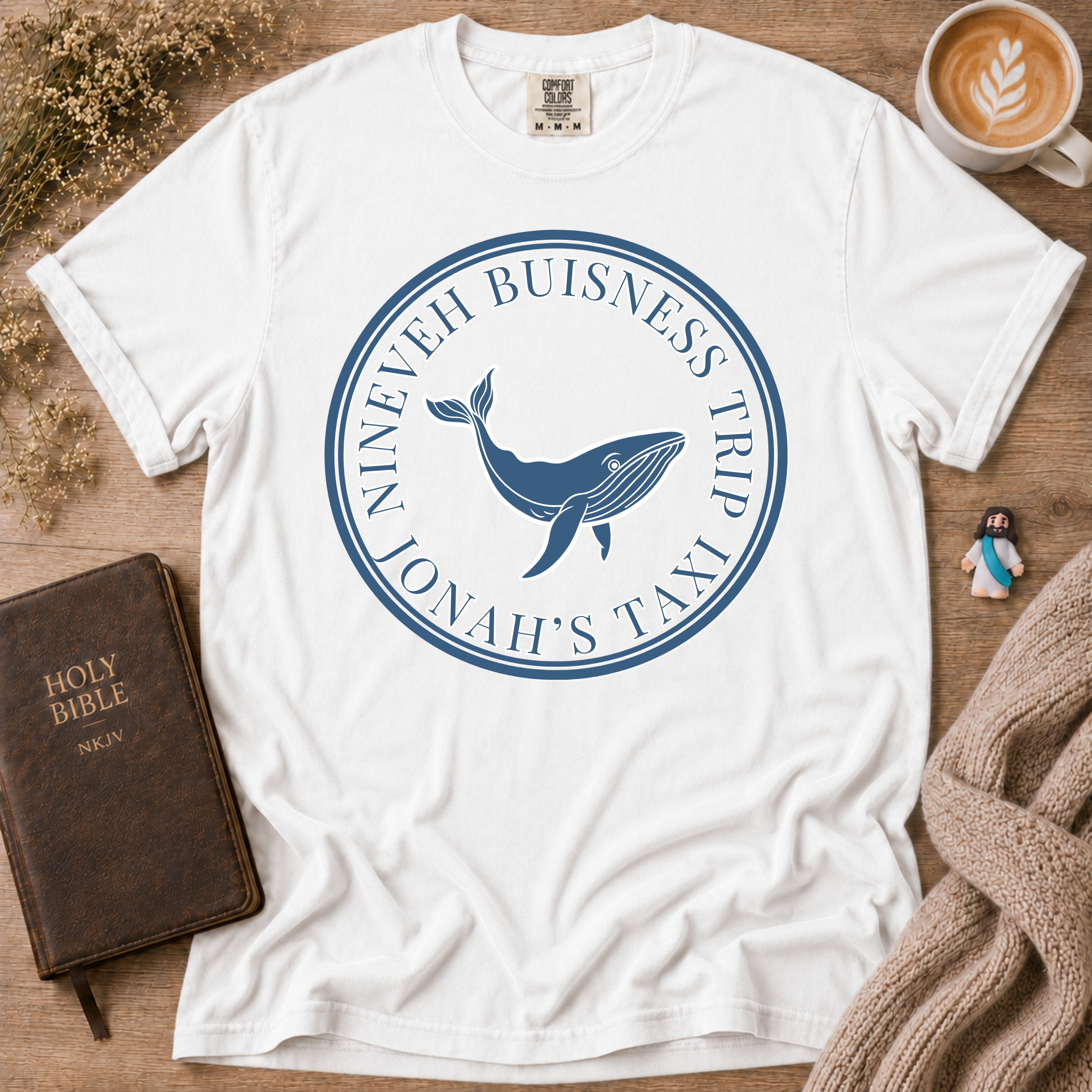 Jonah's Taxi T-Shirt | Christian Faith Graphic Tee