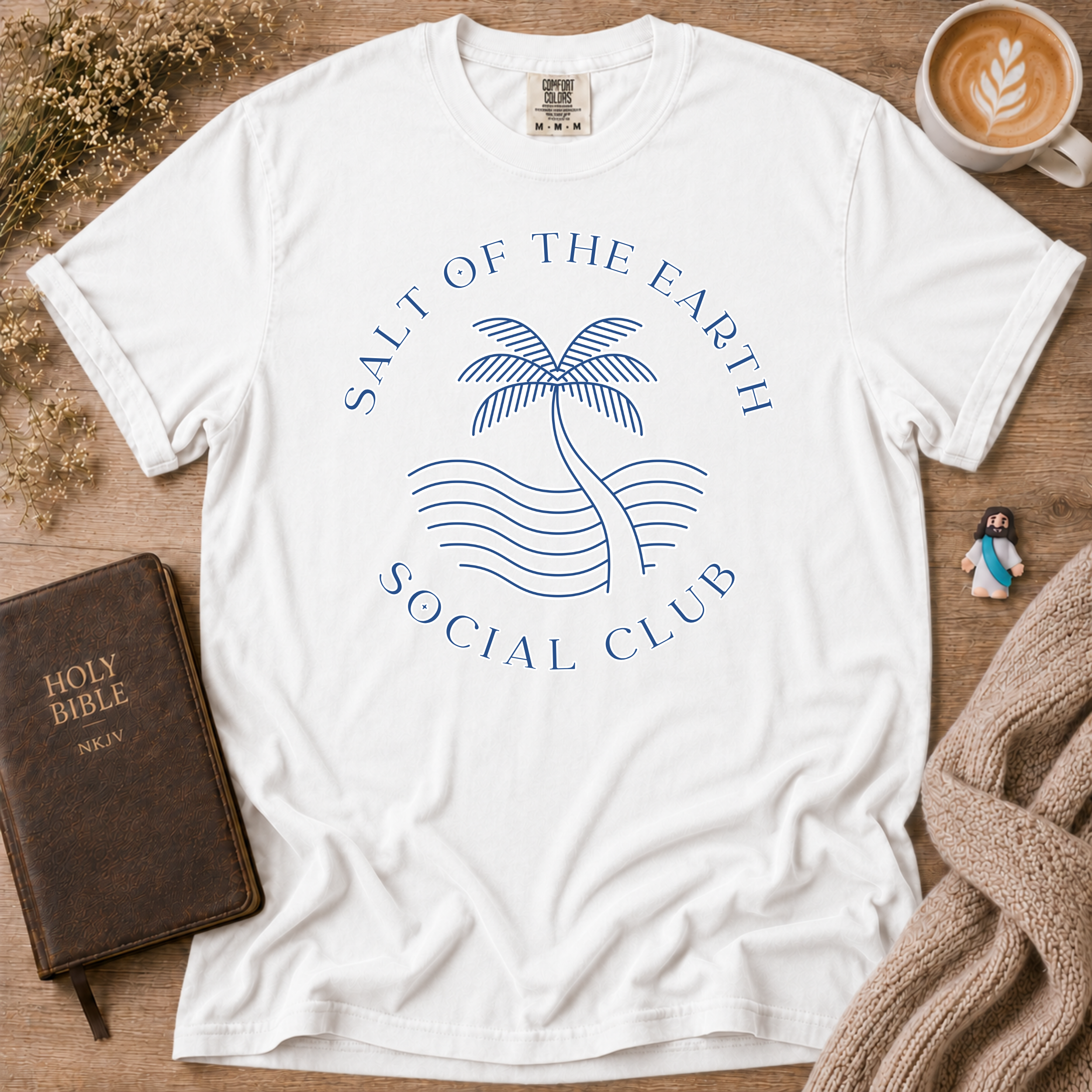 Salt Of The Earth Social Club T-Shirt | Christian Faith Graphic Tee