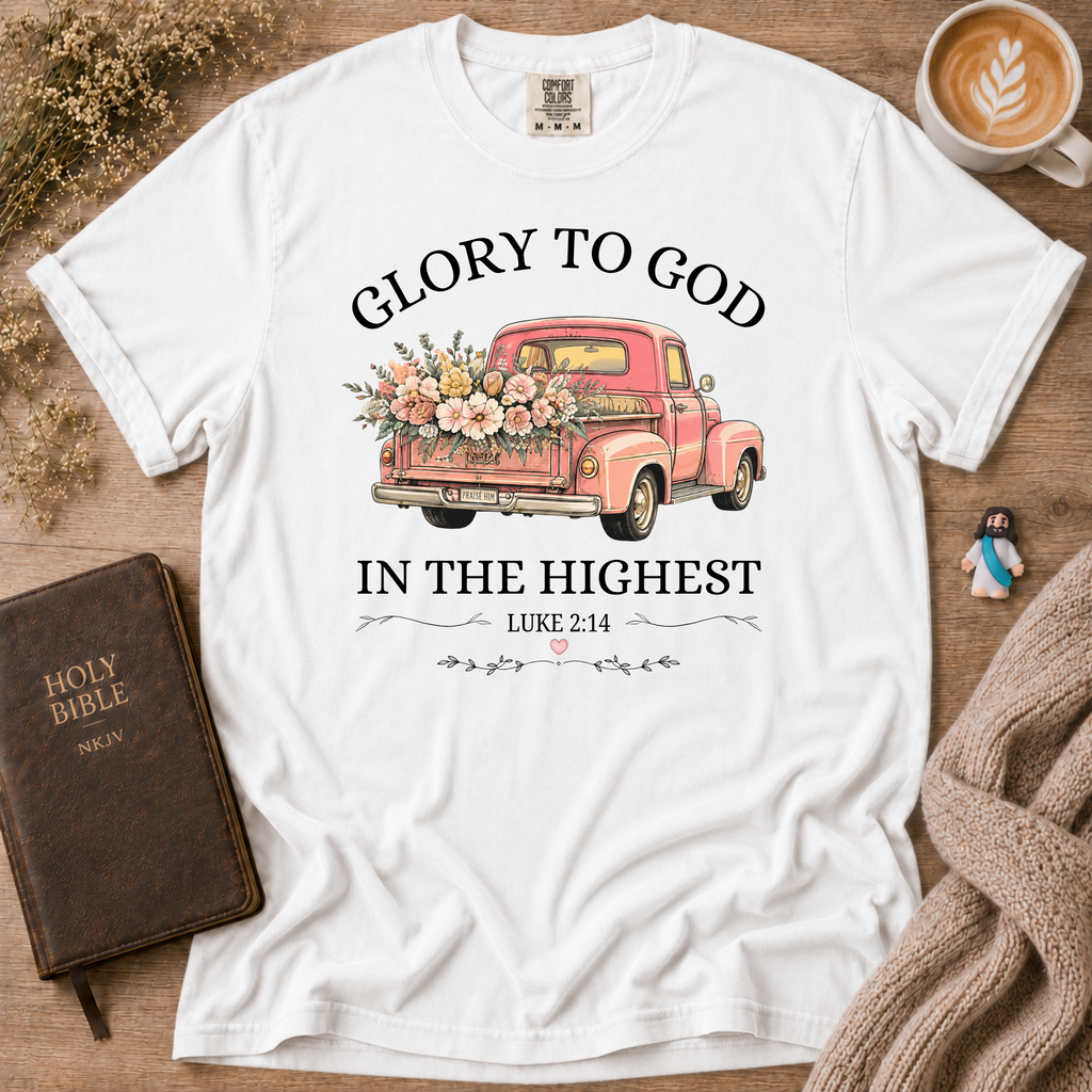 Glory To God T-Shirt | Christian Faith Graphic Tee
