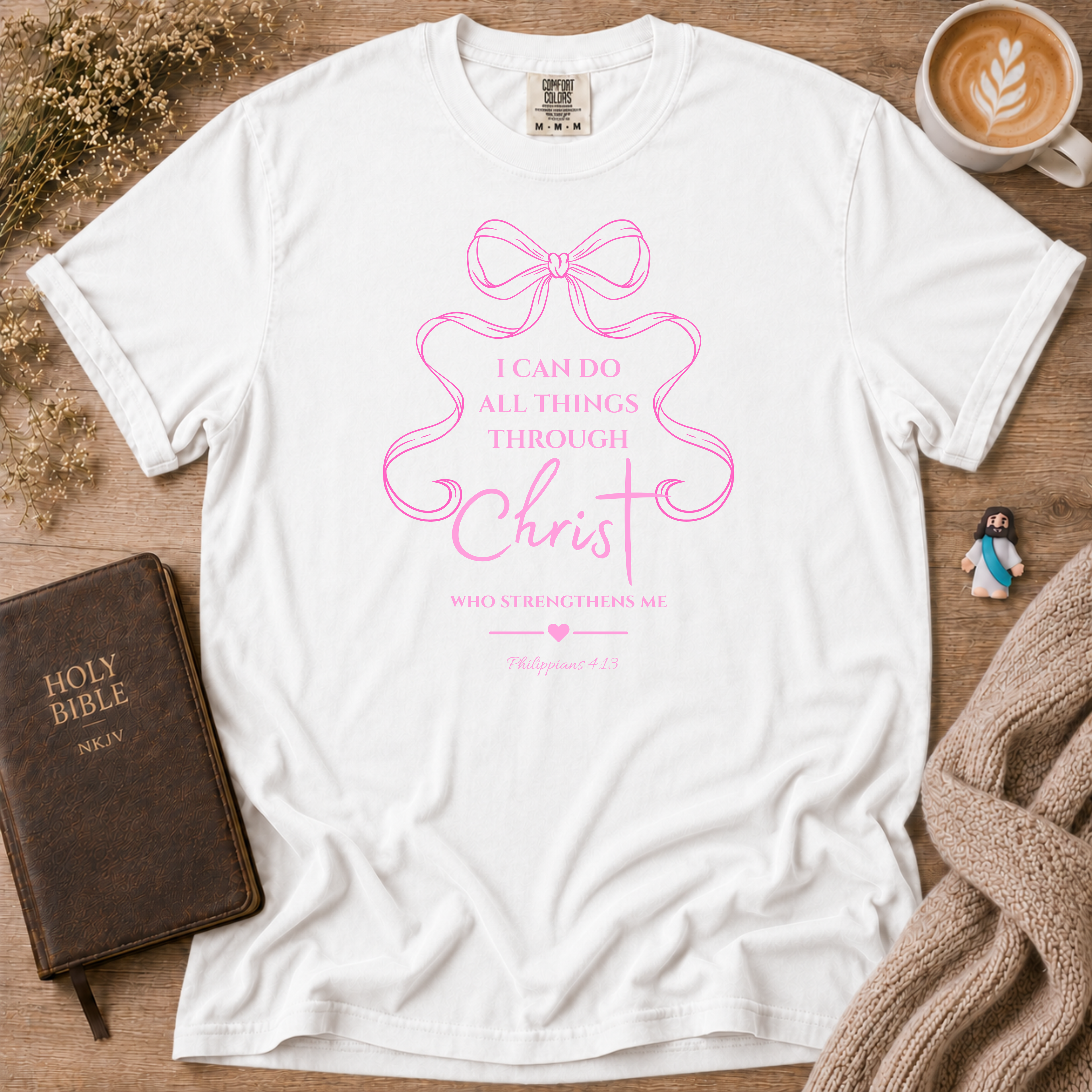 Philippians 4:13 T-Shirt | Christian Faith Graphic Tee
