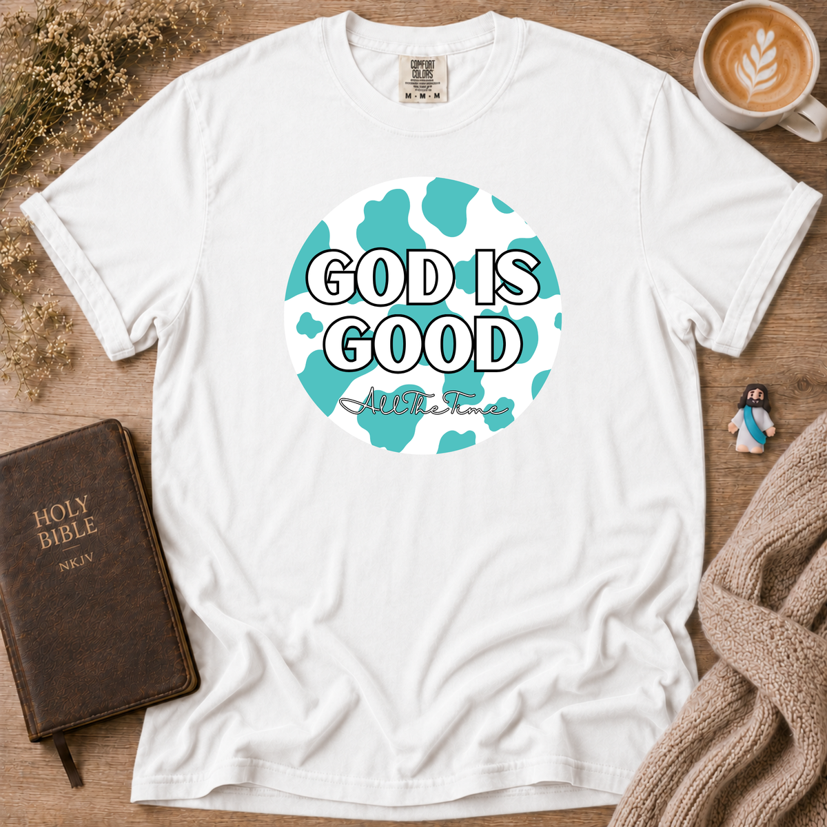 God Is Good Moo-Moo T-Shirt | Christian Faith Graphic Tee