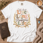 Job 5:26 Prosperous T-Shirt | Christian Faith Graphic Tee