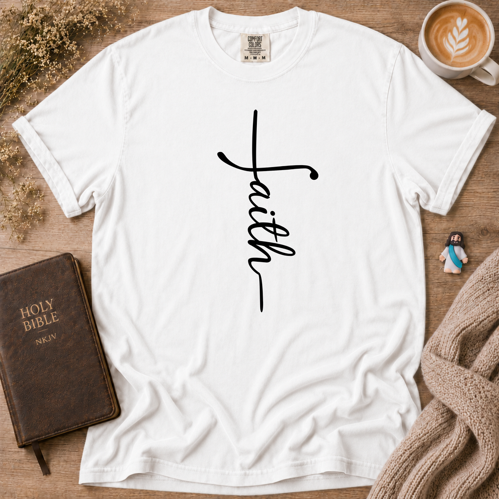 Faith Cross T-Shirt | Christian Faith Graphic Tee