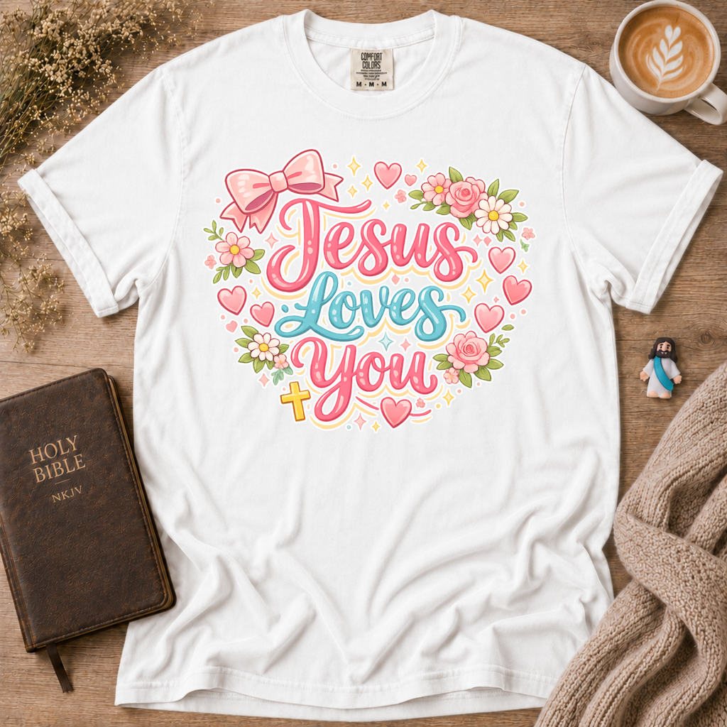 Jesus Loves You T-Shirt | Christian Faith Graphic Tee