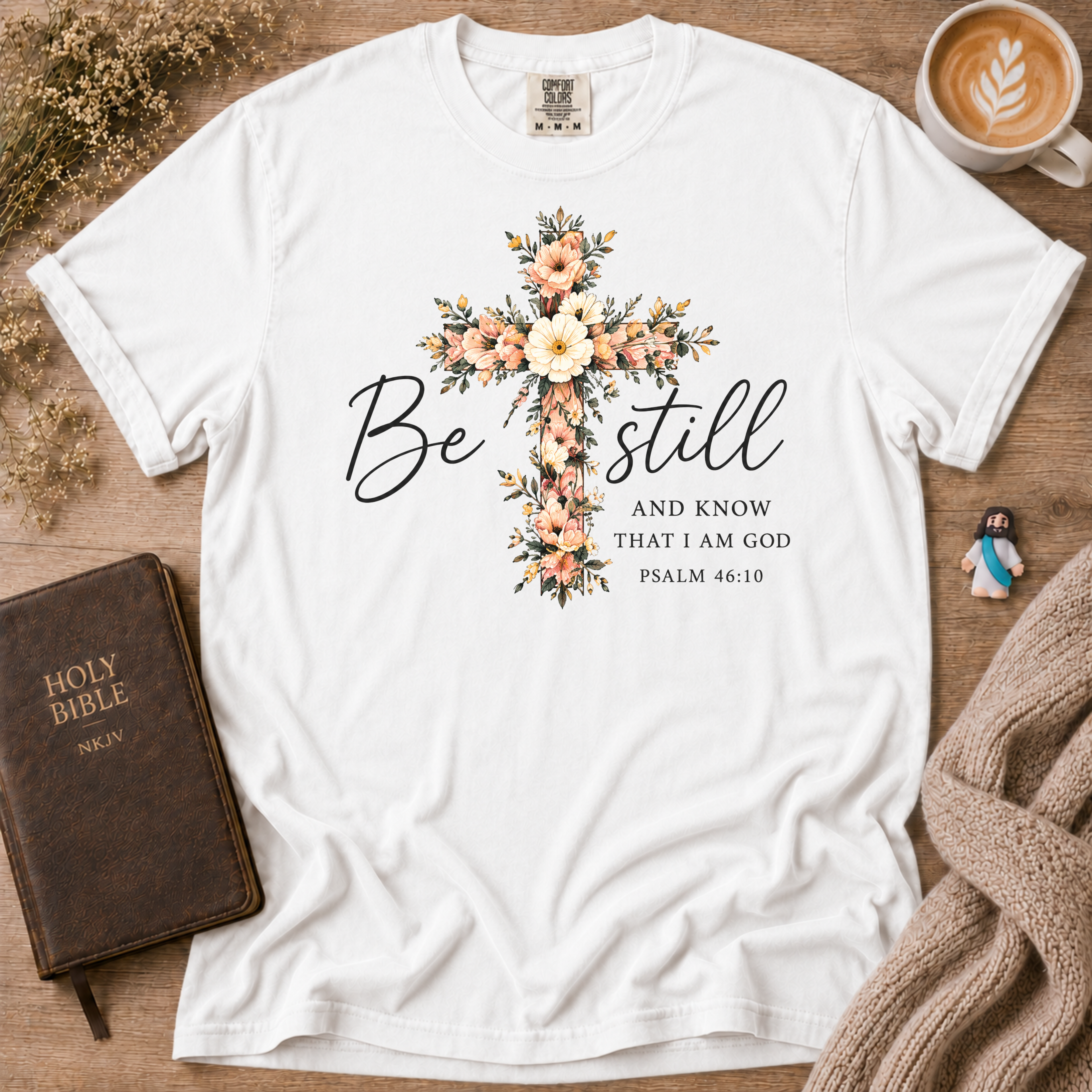 Pslams 46:10 T-Shirt | Christian Faith Graphic Tee