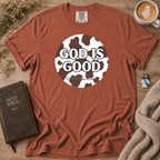 God Is Good Cowhide T-Shirt | Christian Faith Graphic Tee