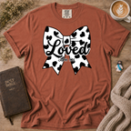 Cowgirl Polka Dot Bow T-Shirt | Christian Faith Graphic Tee