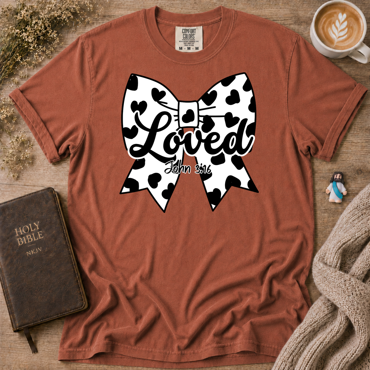 Cowgirl Polka Dot Bow T-Shirt | Christian Faith Graphic Tee
